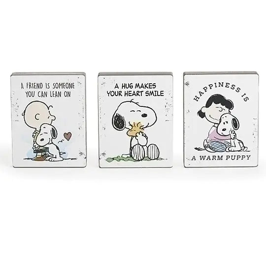 Peanuts Wood Blocks