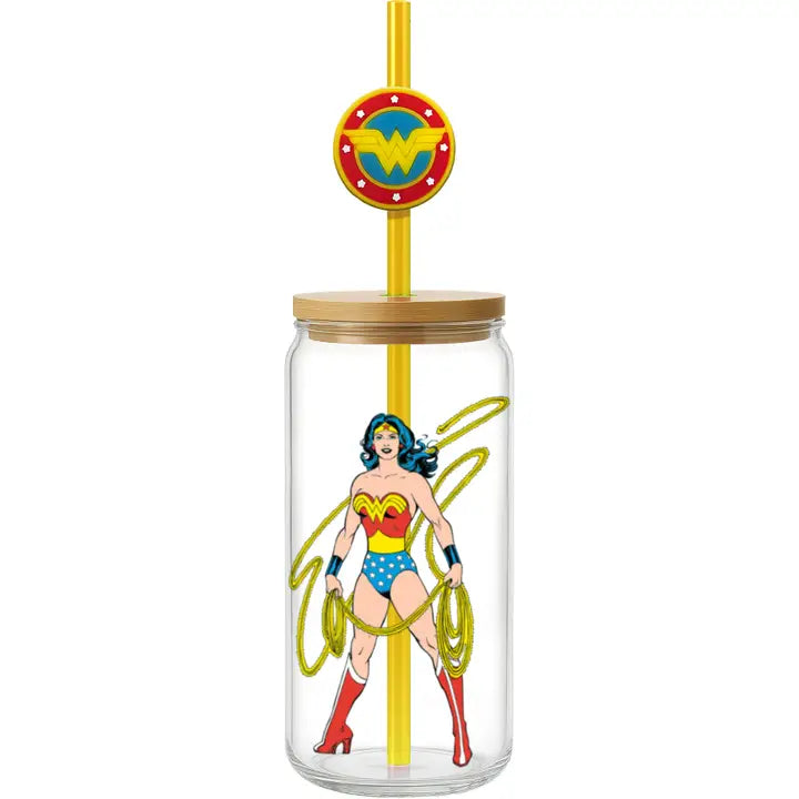 Wonder Woman Glass Cup