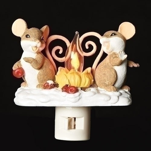 Flickering Flame Night Light Charming Tails