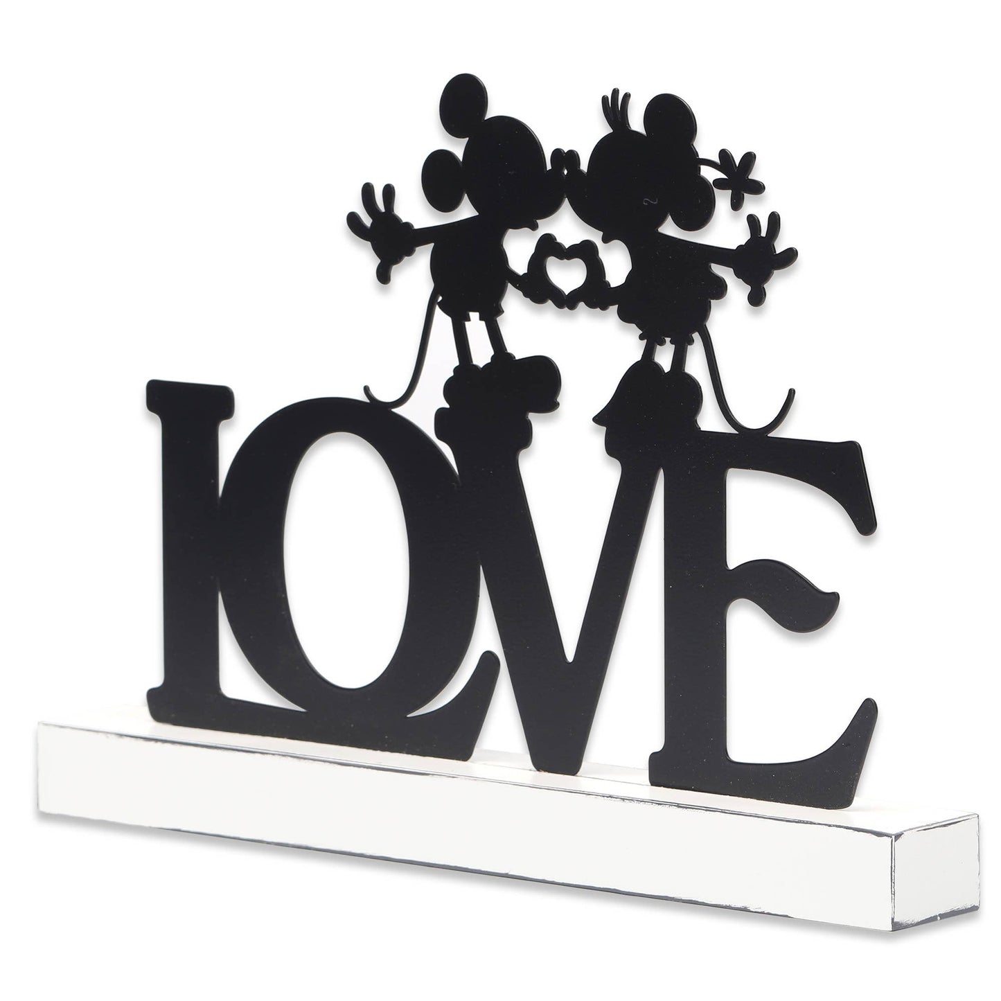 Love Mickey & Minnie Metal Silhouette