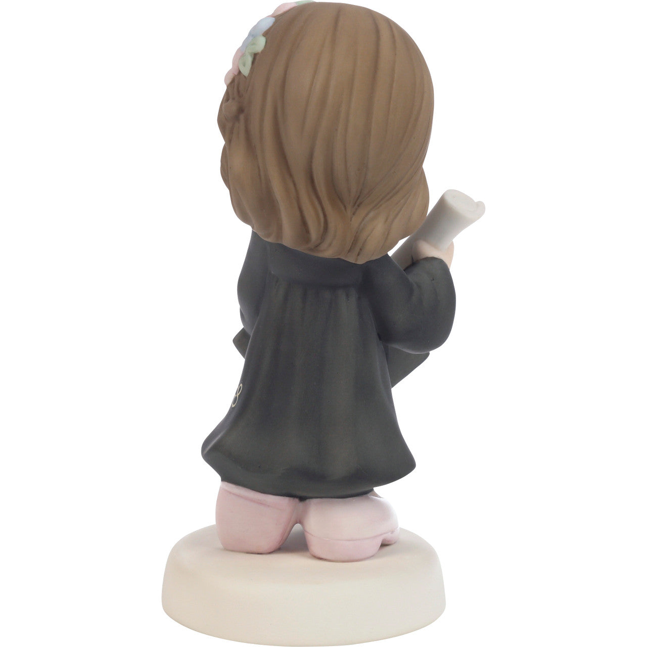The Future Belongs to You Brunette Black Gown Precious Moments Figurine