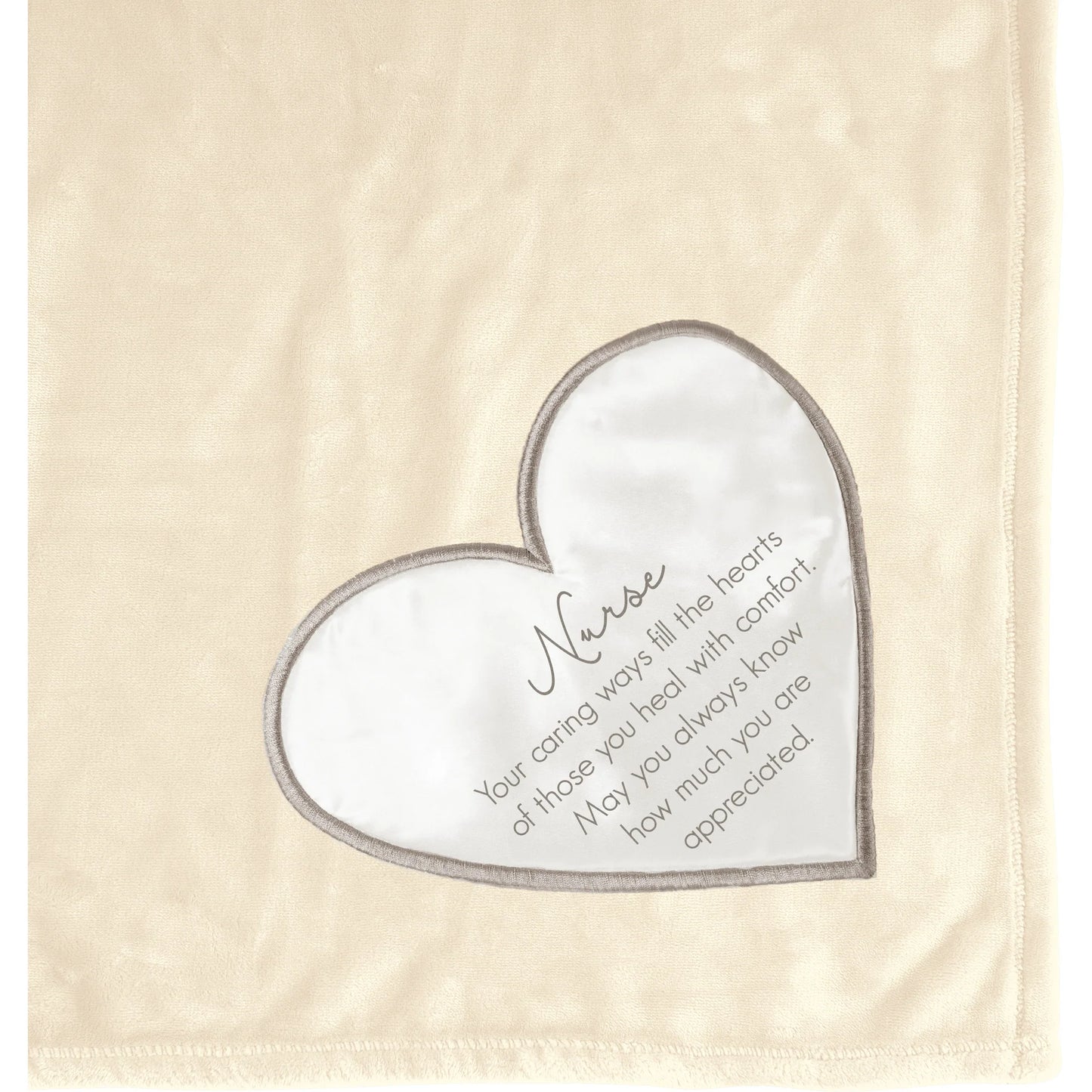 Nurse Royal Plush Blanket Cream