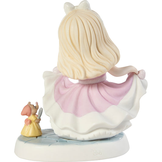Precious Moments Never Stop Dreaming Disney Cinderella Figurine