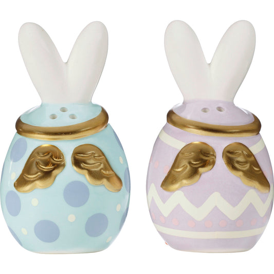 Angeled Eggs Bunny Salt and Pepper Set