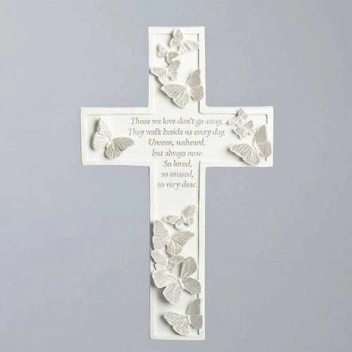 Butterfly Memorial Wall Cross