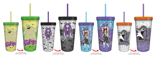 Nightmare Before Christmas Color Changing Cold Cup Set