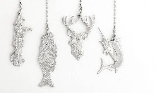 Man Cave Ceiling Fan Pulls - Father's Day Gift: Deer