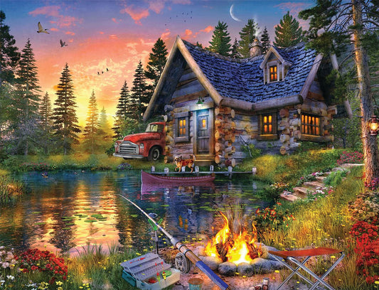 Sun Kissed Cabin Puzzle