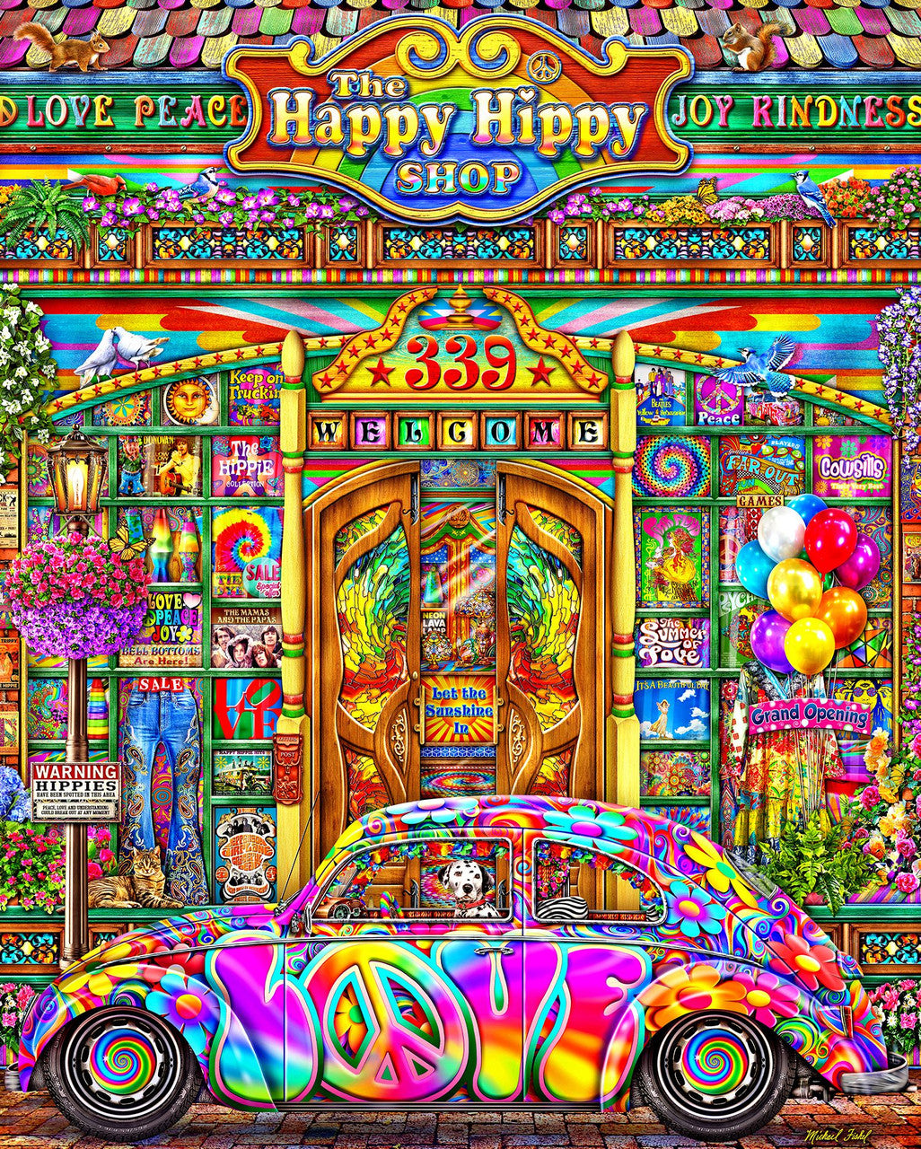 The Happy Hippy Shop Puzzle