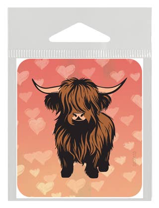 Highland Cow Sticker