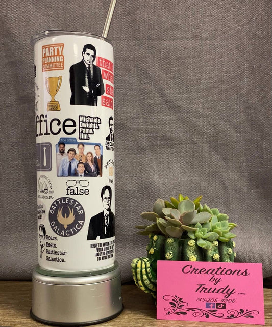 The Office Best Quotes Tumbler