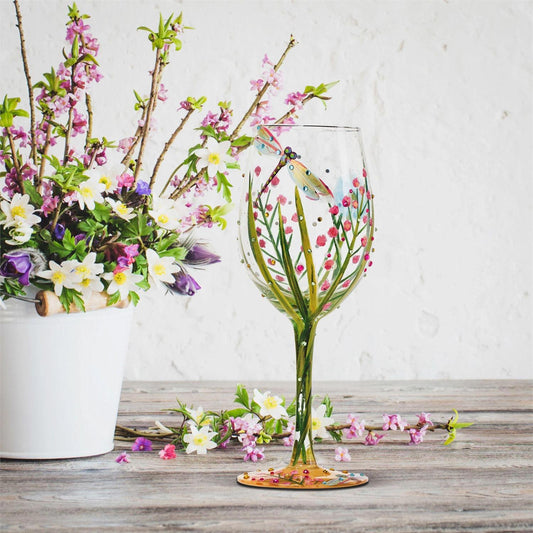 Dragonfly Lolita Wine Glass