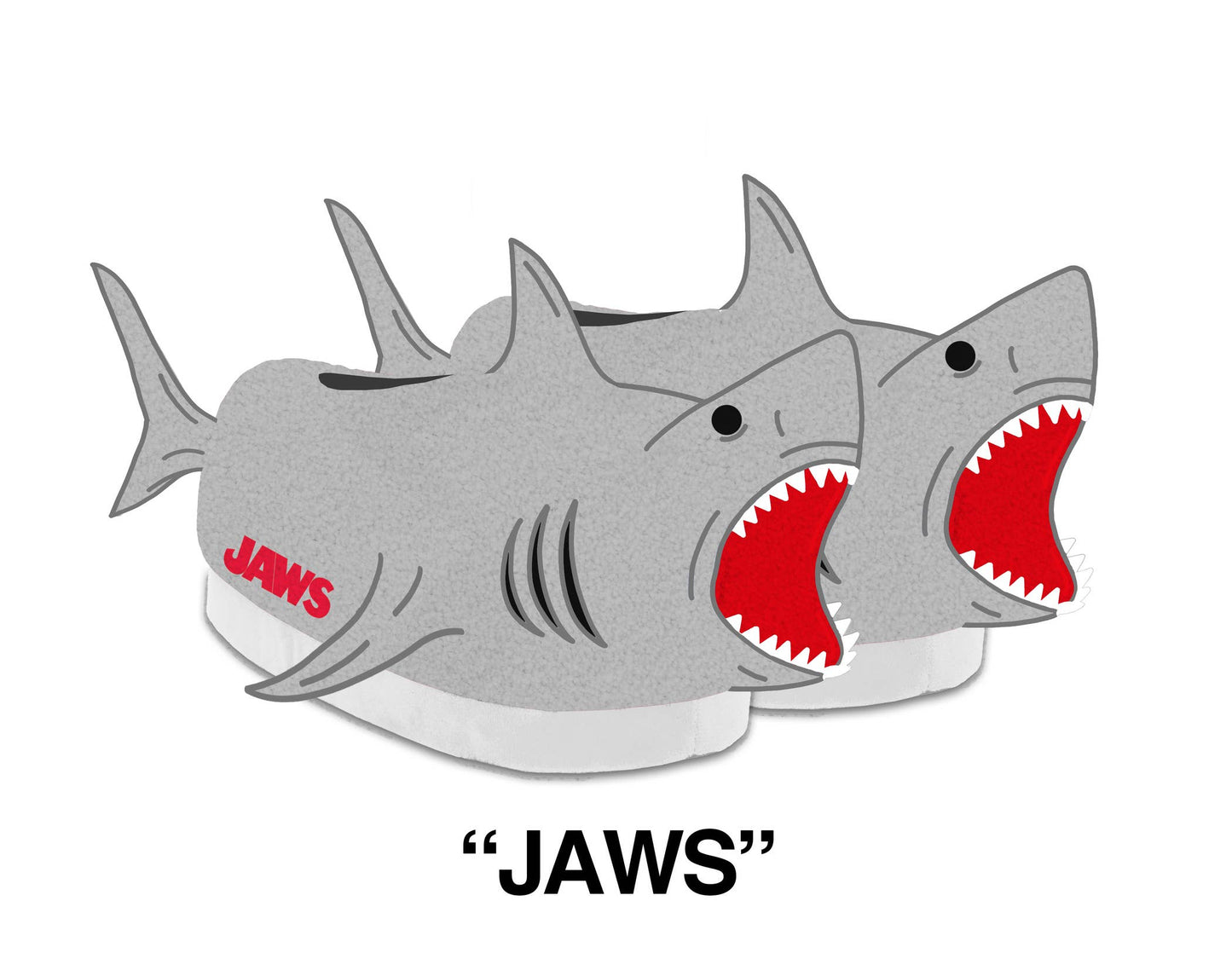 Jaws Large 3D Slippers