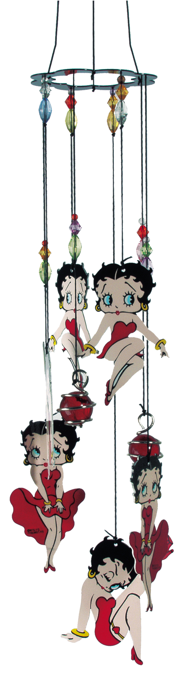 Betty Boop Metal Wind Chime