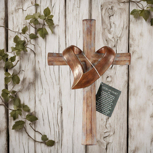 Cross My Heart Wall Cross