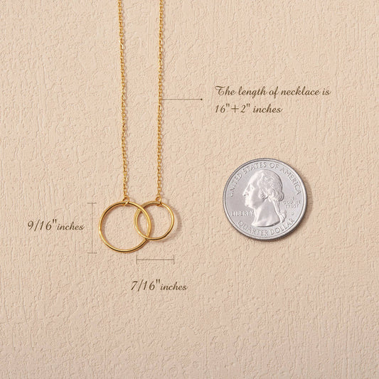 To my Other Mom Infinity Necklace - Inspirational Necklace : Rose Gold