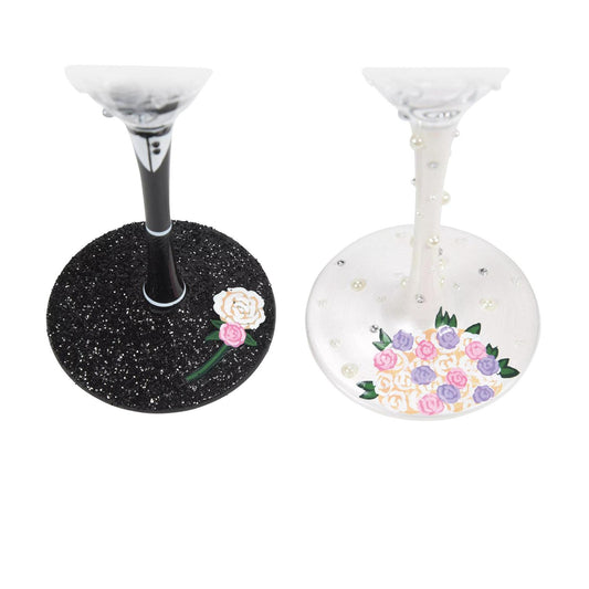 Cheers To The Bride & Cheers To The Groom Lolita Toasting Set