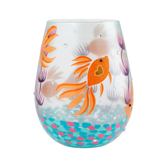 Turquoise Waters Lolita Stemless Wine Glass