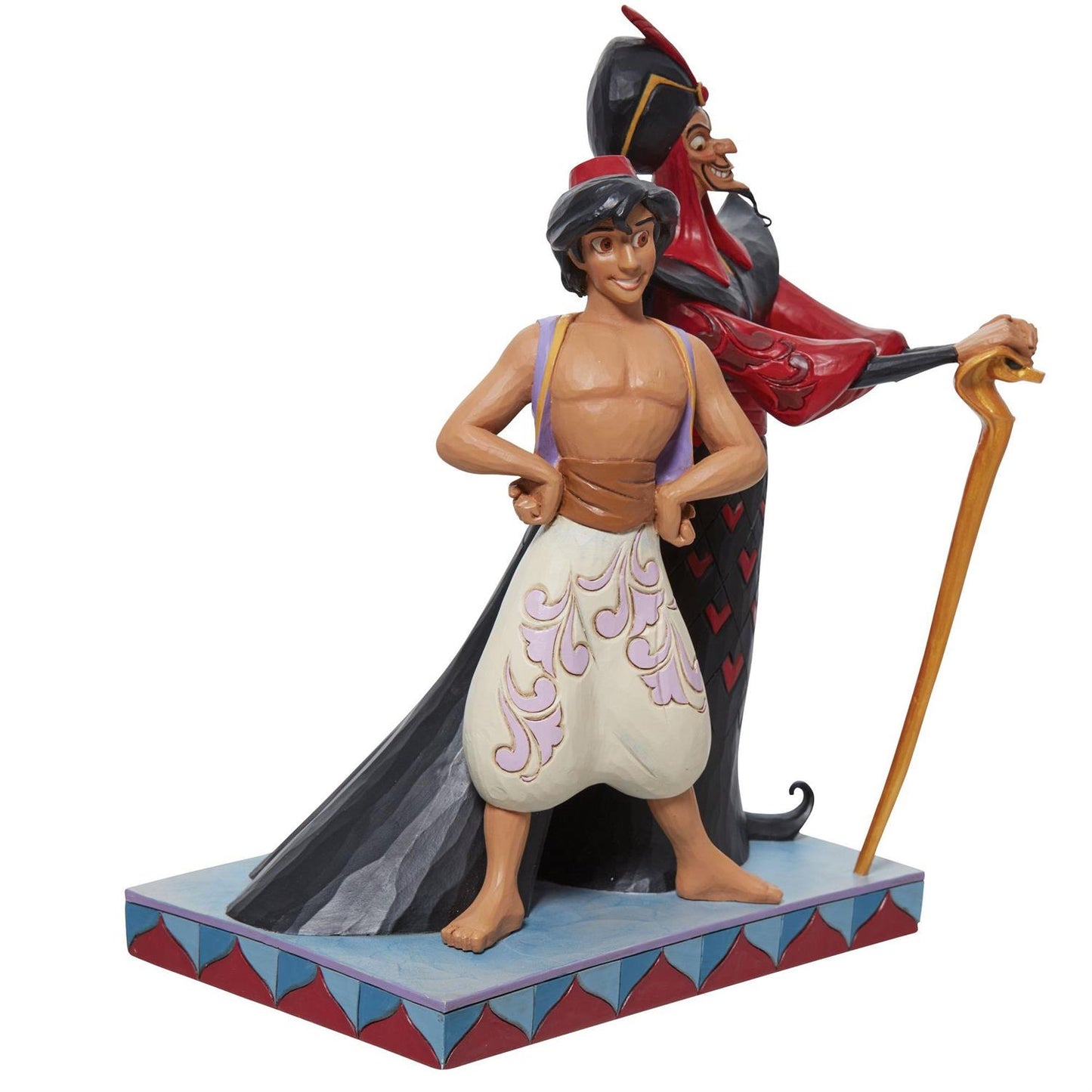 Aladdin and Jafar Good Vs Evil Jim Shore Disney Figurine