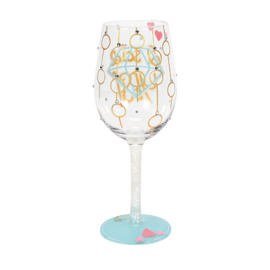 I Said Yes Lolita Wine Glass