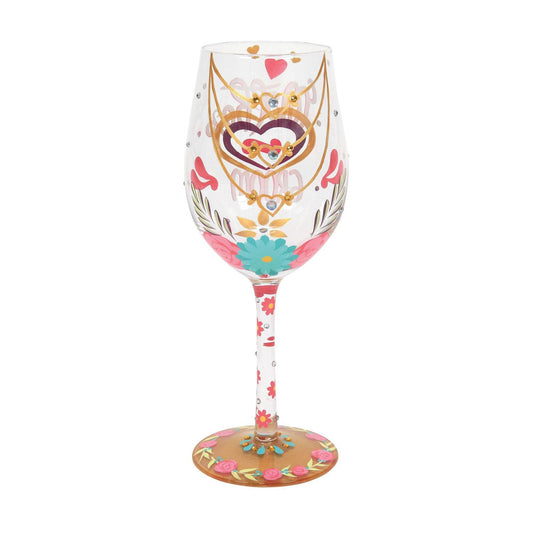 Mother of the Groom Lolita Wine Glass