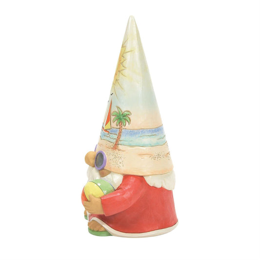 Jim Shore "Time for a shell-ebration!" Coastal Gnome Beachball