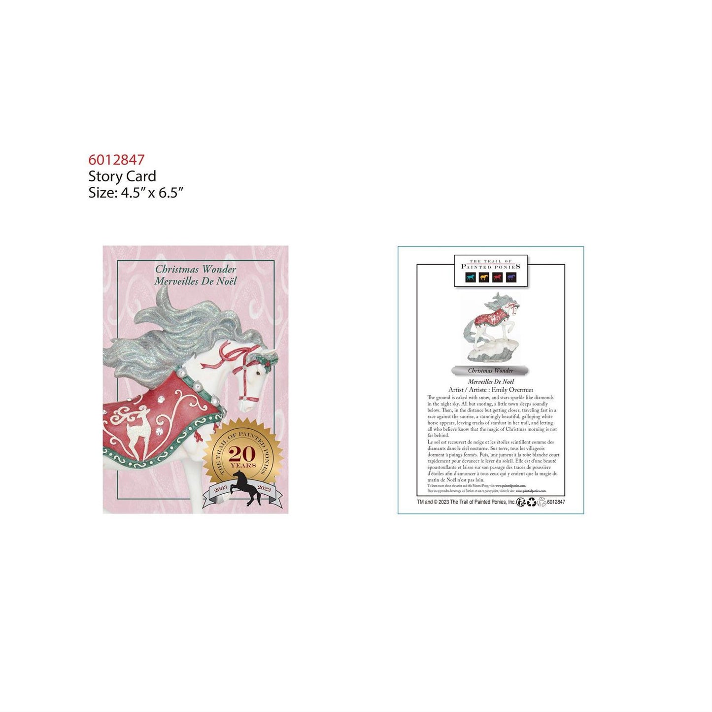 Christmas Wonder Painted Ponies Figurine