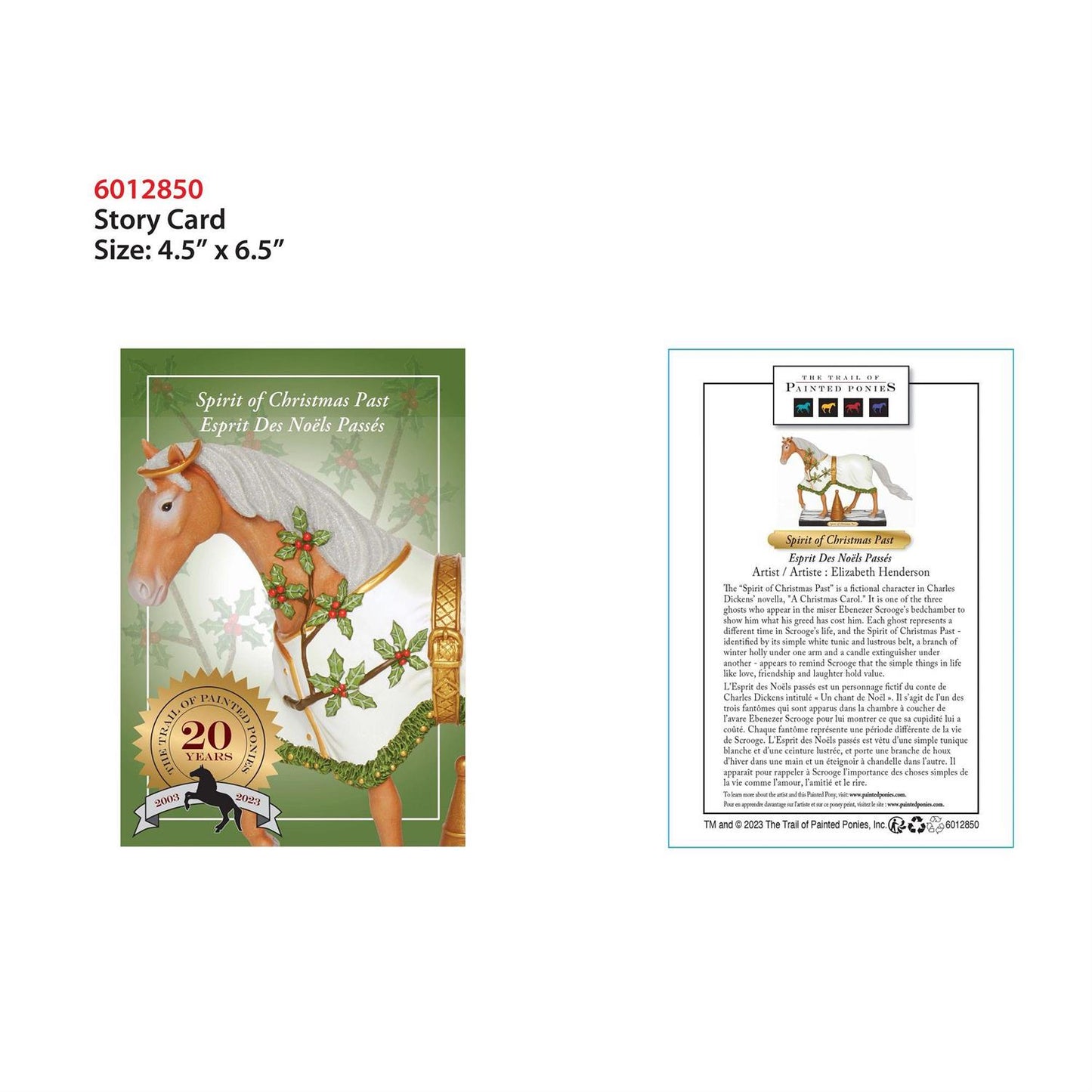 Spirit of Christmas Past Painted Ponies Figurine