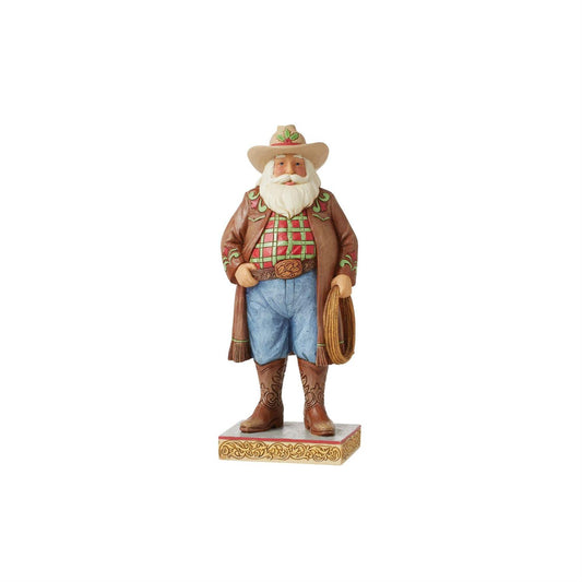 It's Christmas Ya'll Jim Shore Western Santa Figurine