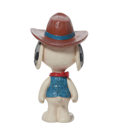 Cowboy Snoopy Mini Jim Shore Figurine