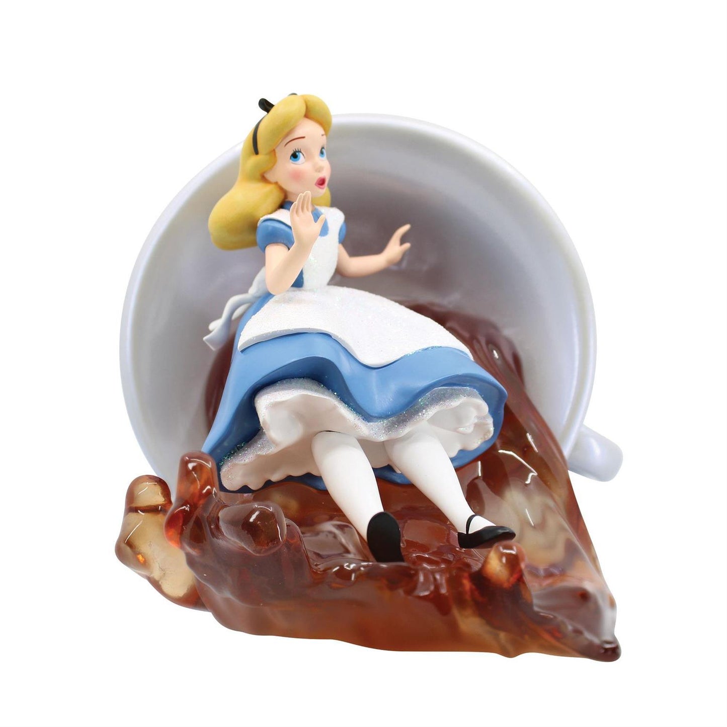 D100 Alice in Wonderland w/Iconic Teacup Figurine