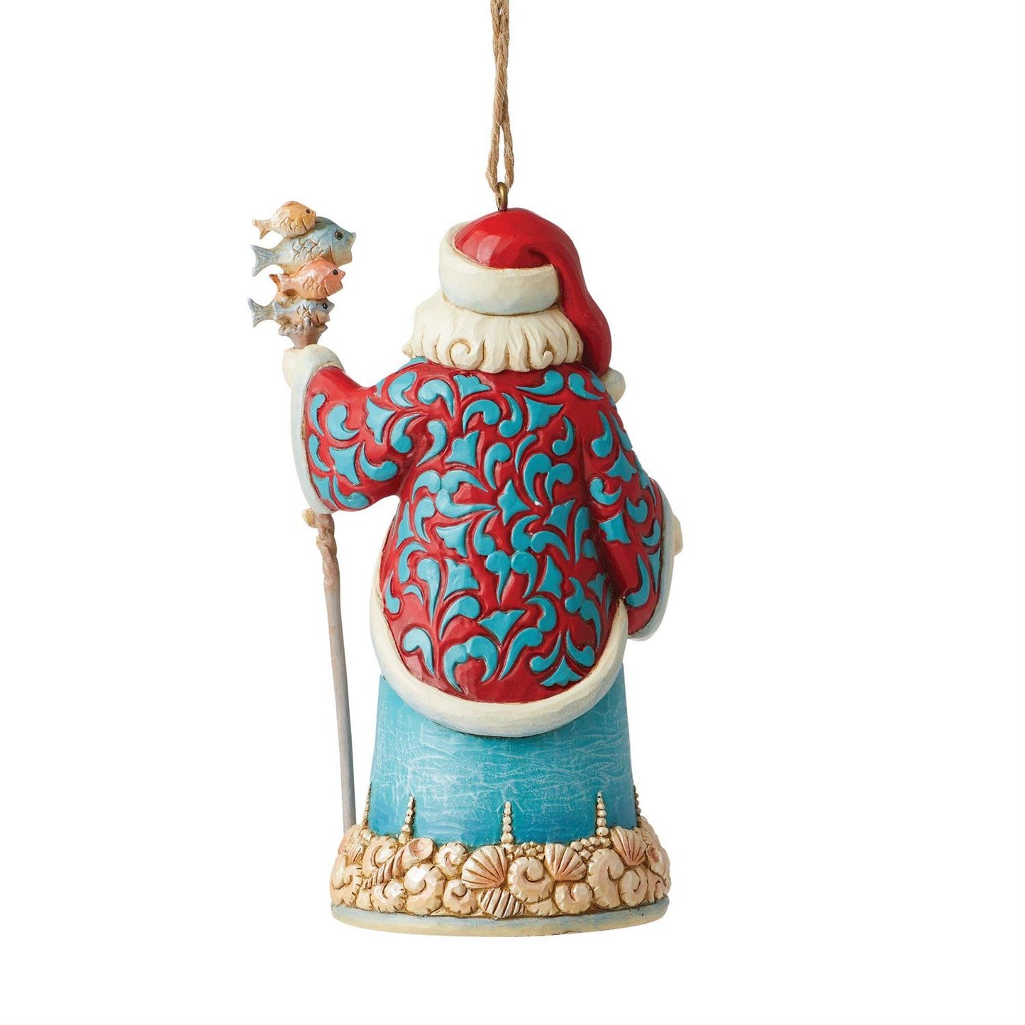 Jim Shore Coastal Santa Ornament