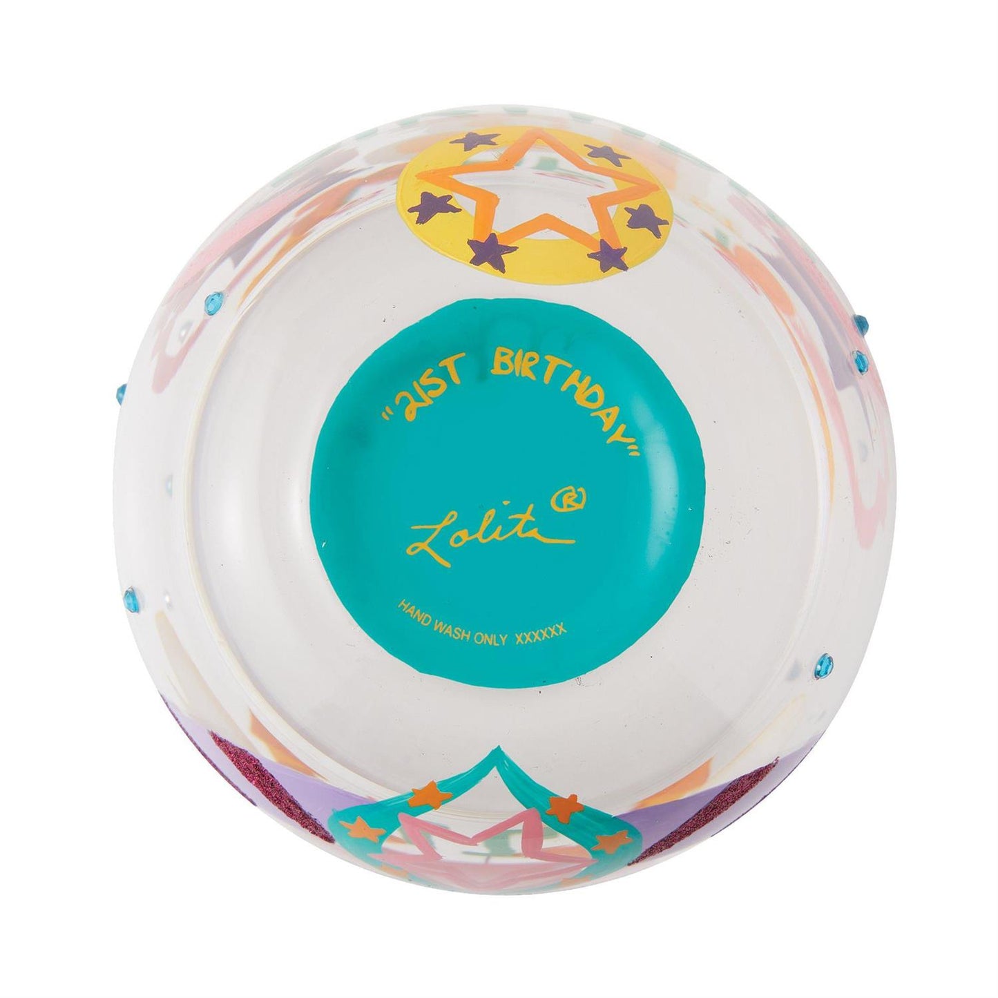 21st Birthday Stemless Lolita Wine Glass