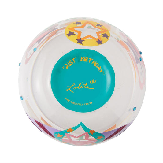 21st Birthday Stemless Lolita Wine Glass