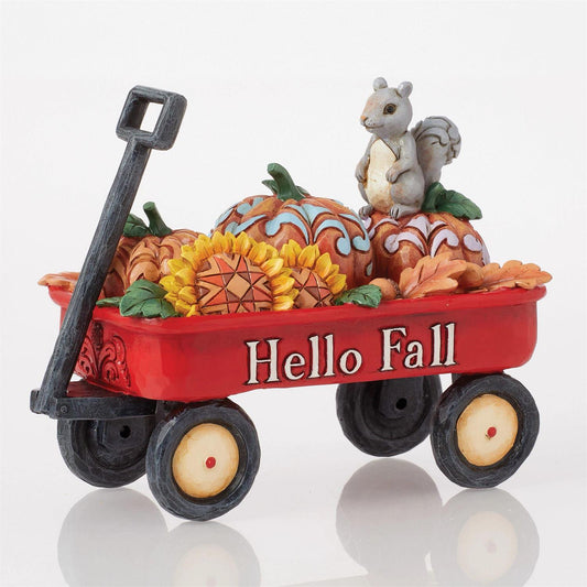 Harvest Haul Jim Shore Wagon Figurine