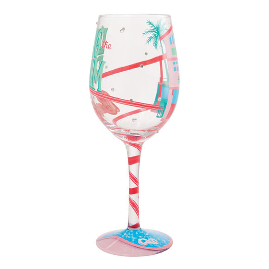 Living the Dream Barbie Lolita Wine Glass