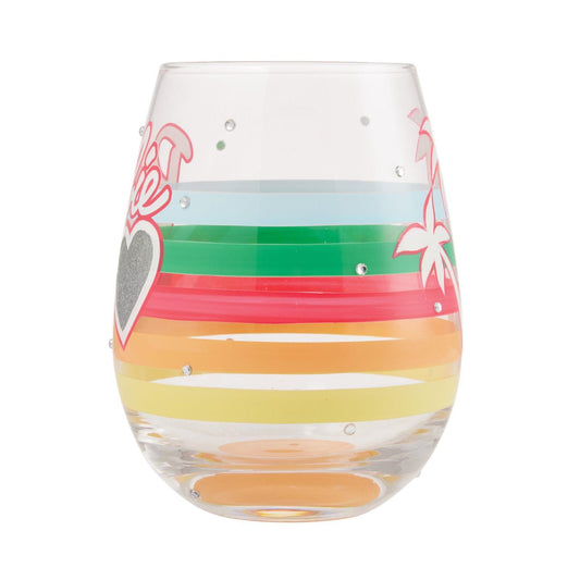 Vacay Vibes Barbie Lolita Stemless Wine Glass