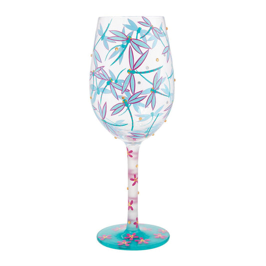 Dance of the Dragonflies Lolita Wine Glass