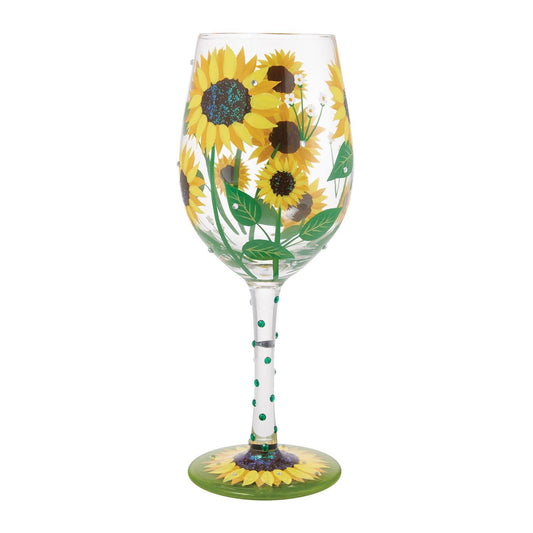 Sunflower Lolita Wine Glass
