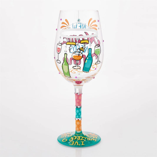 New Mama Needs Wine Lolita Wine Glass