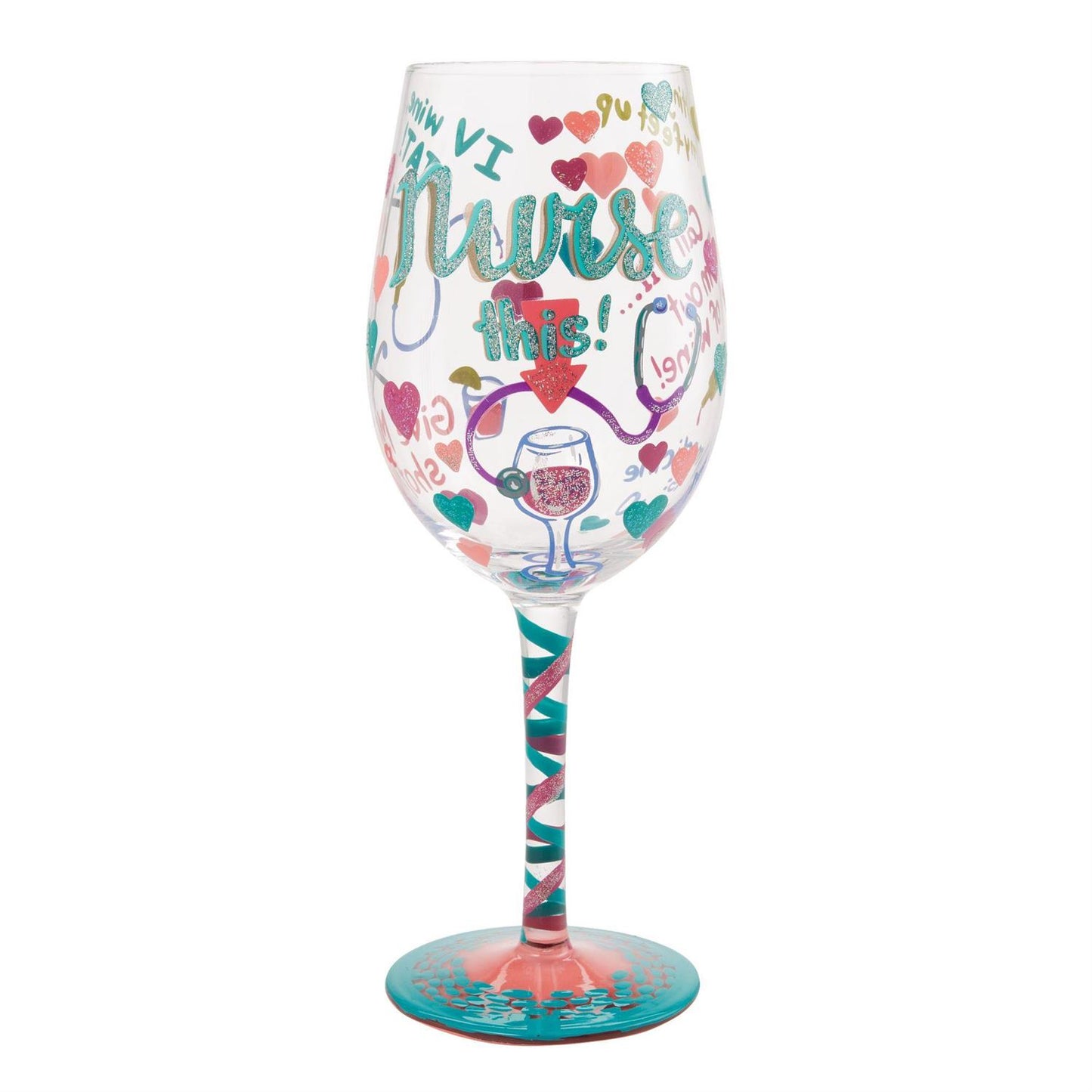 Nurse This Lolita Wine Glass
