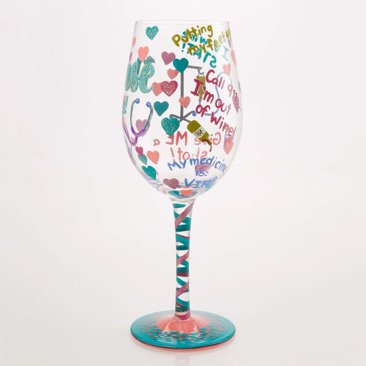 Nurse This Lolita Wine Glass