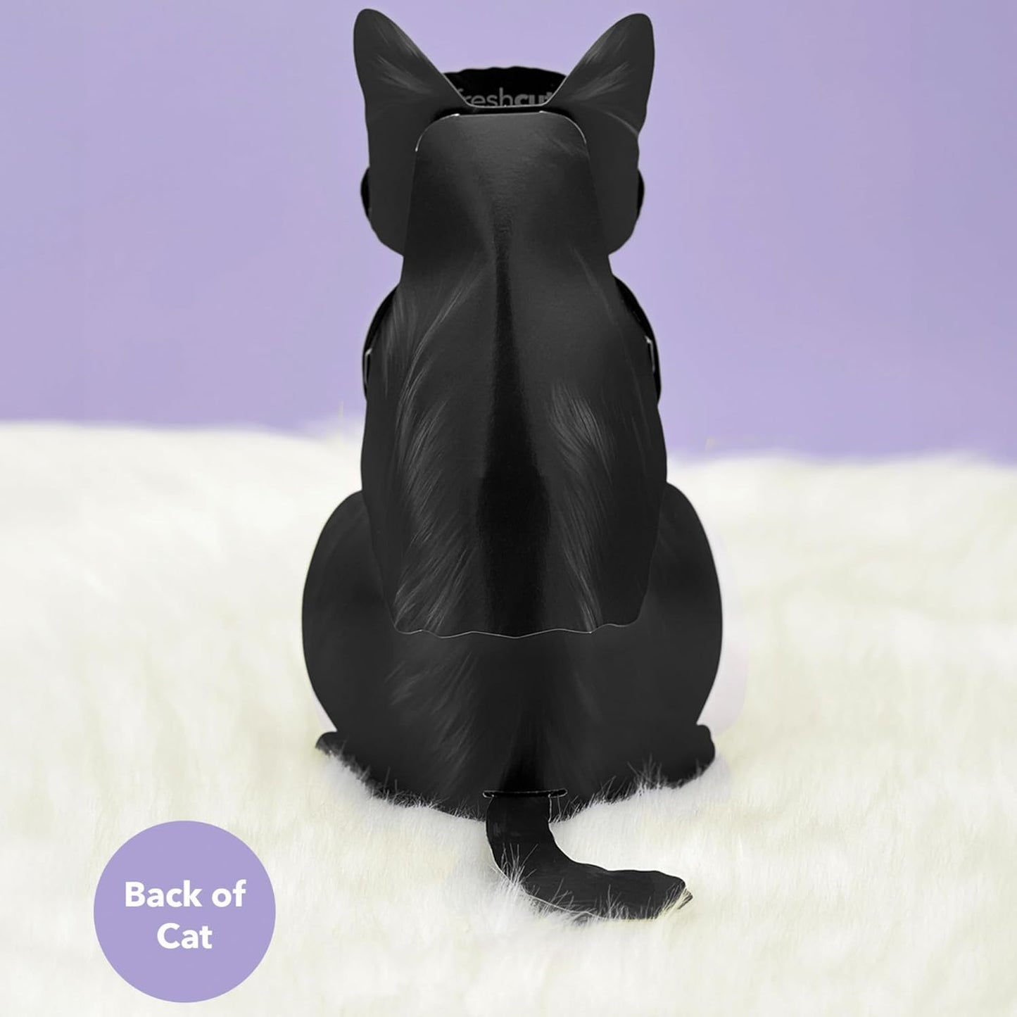 Black Cat FreshCut Paper - Pop Up Pet Card