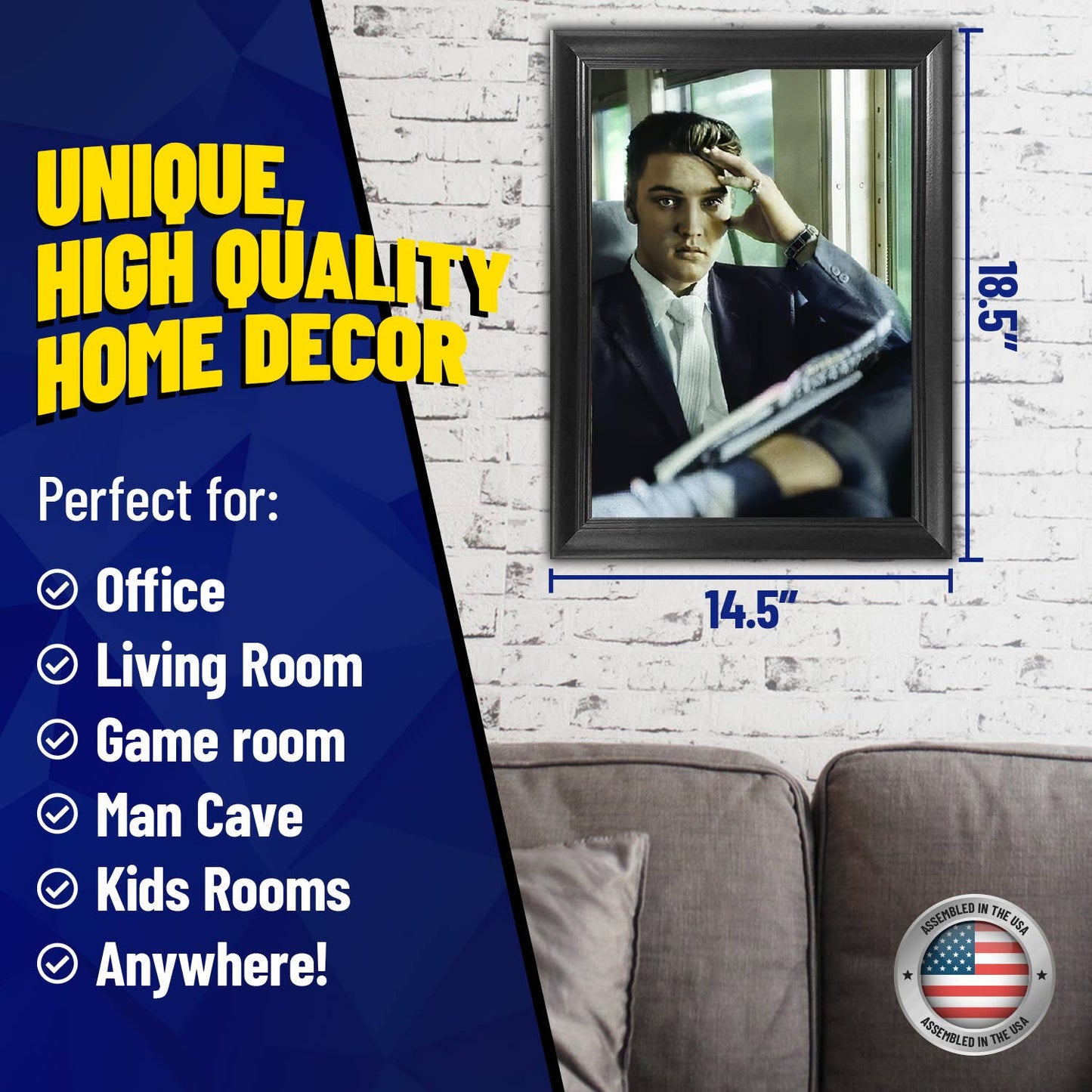 Elvis Presley 3D Lenticular Wall Art