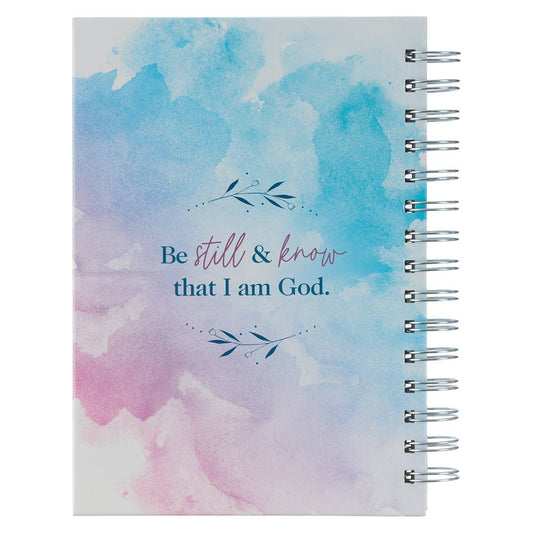 Be Still & Know Pink and Blue Journal