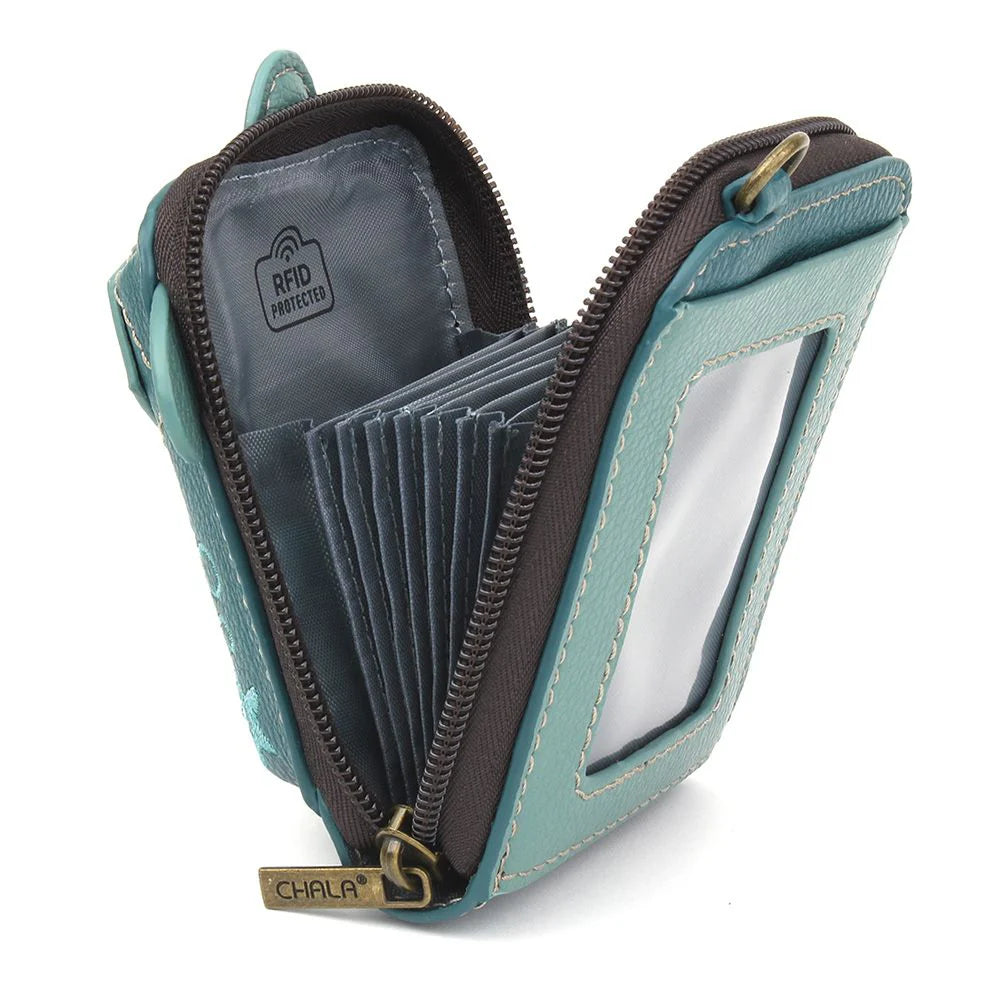 Turtle Credit Card Holder Wristlet Wallet