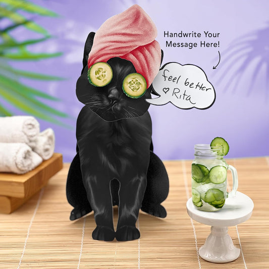 Black Cat FreshCut Paper - Pop Up Pet Card