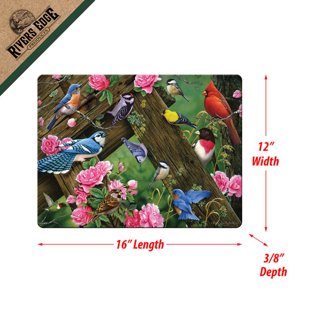 Cutting Board 12in x 16in- Song Birds