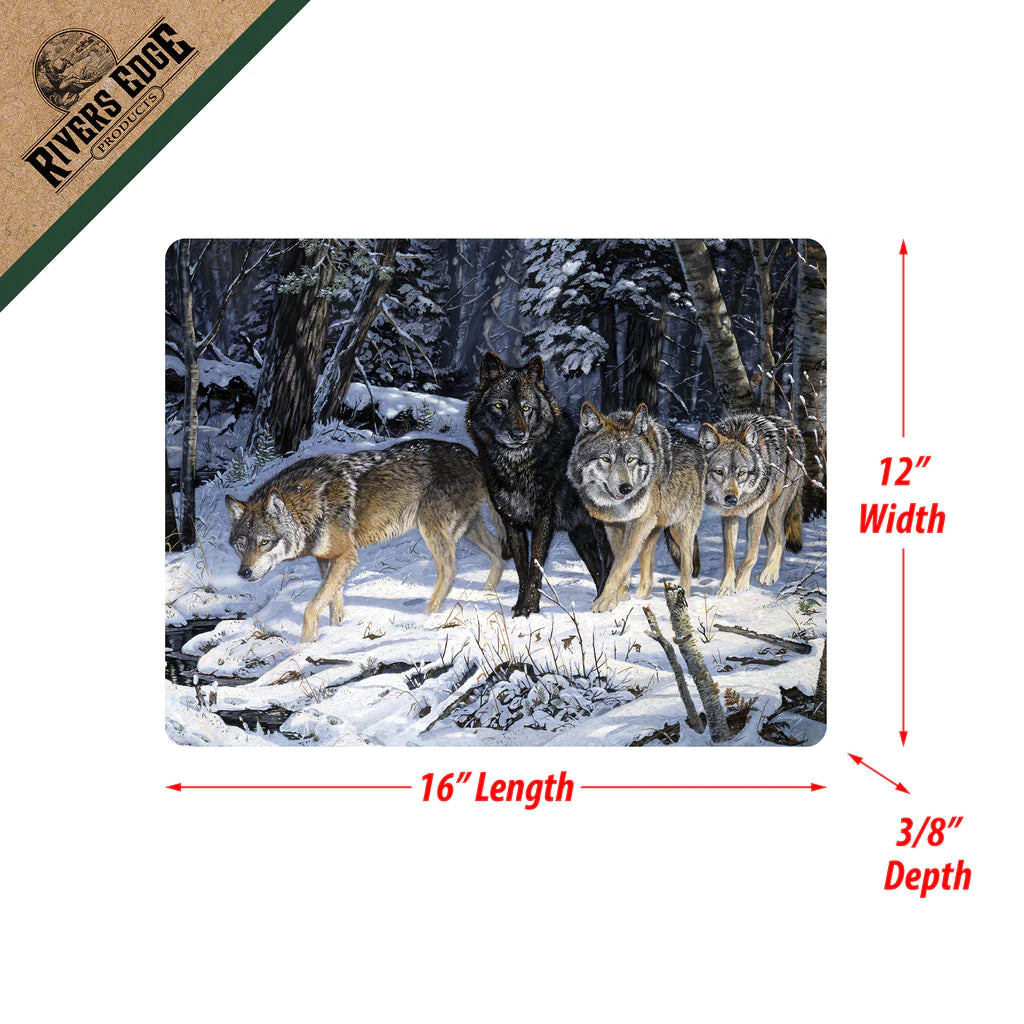 Cutting Board 12in x 16in -Wolf