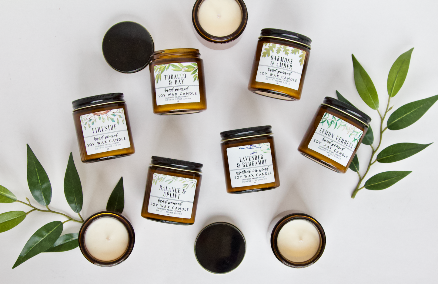 The Little Flower Soap Co - Balance and Uplift 4oz Soy Candle